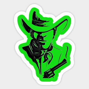 Western Era - Cowboy with Gun Sticker